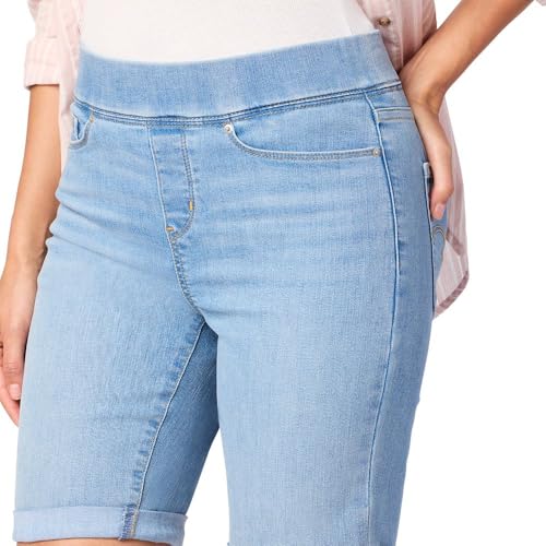 Signature by Levi Strauss & Co. Gold Women's Totally Shaping Pull on Bermuda Shorts (Available in Plus Size)4