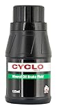 Farbe: schwarz Cyclo-Tools Mineralöl-Bremsflüssigkeit, schwarz, 7 x 7 x 10 cm