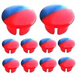 10pcs Faucet Index Buttons, Hot And Cold Water Sign For Kitchen Bathroom Hot And Cold Faucet Caps, Bathroom Knobs Replacement