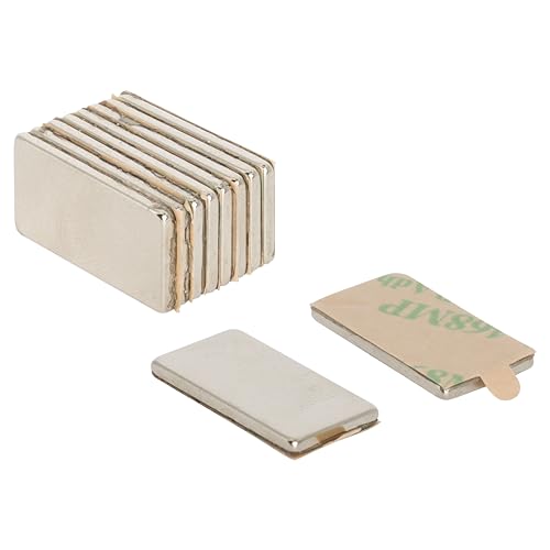 Magnete Neodimio N42 Adesivo Per Arti, Artigianato, Produzione Di Modelli, Fai -Da -Te, Hobby, Ufficio E Casa - 20mm x 10mm x 1,5mm Di Spessore - 2kg - Pacchetto Di 10