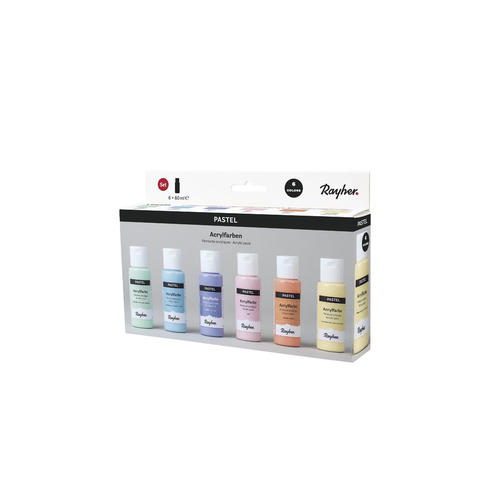 Rayher Acrylfarben-Set Pastell