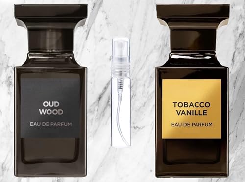 Oud Wood/Tobacco Vainilla – Eau de Parfum de 10 ml cada uno