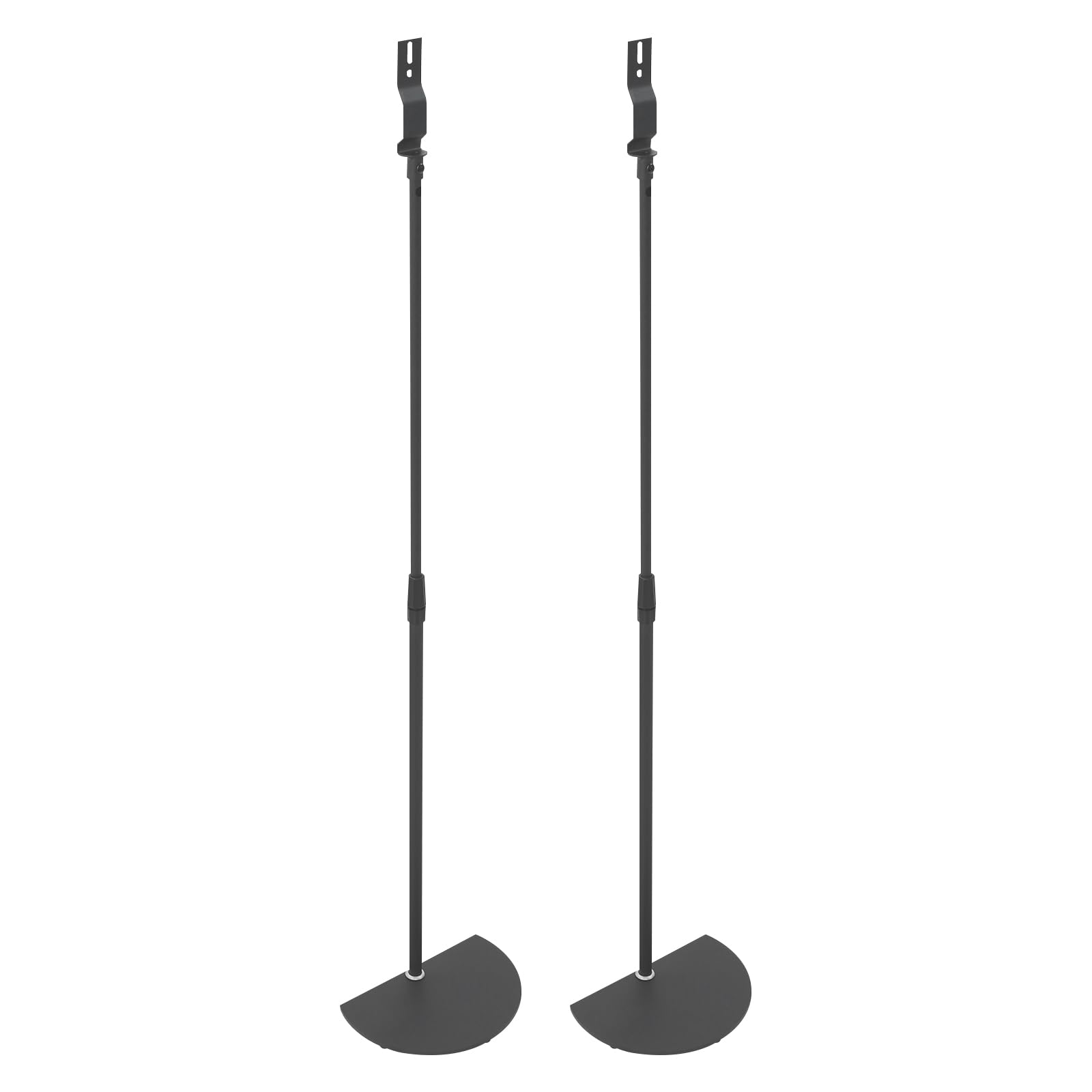 Supporto per altoparlanti, 2 pezzi, 70-120 cm, altezza regolabile per altoparlanti fino a 1,5 kg