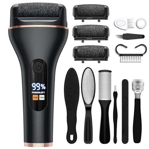 Hornhautentferner Elektrisch - Hornhaut Entfernen Fuß Elektrisch - Hornhauthobel Elektrisch füße mit 2 Gear IPX7 Wasserdichte Callus Remover für Rissige Fersen Abgestorbener Hornhaut entfernen