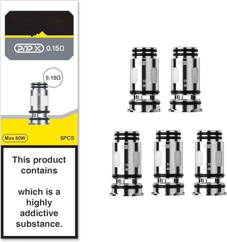 For VOOPOO PnP X Coils 0.15 ohm Drag S2 X2 5 Argus Pro 2 E40 Coil PnP X Cartridge Pod Tank Uforce X MTL DTL Coil