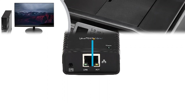 Serveur D'impression Réseau USB - PM1115U2 - Partage Imprimante Via Ethernet - 10/100 Mb/s