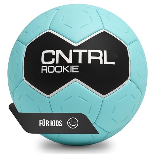 CHAIZ CNTRL Rookie Kids Handball | Harzfrei | Perfekte Größe für Kinder (Größe 0/1) | Maximaler Grip & Soft Touch | Ideal für Schule Training & Verein (Blau 0)
