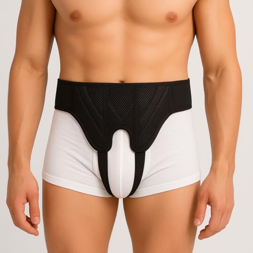 Faja lumbar para hernia inguinal, talla mediana ajustable miniatura 1