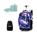 Trolley Bag Schulrucksack Kindergepäck Schulranzen Kinder Trolley Rucksack Schultaschen Rucksack Rollen für Junge und Mädchens