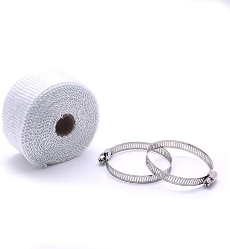 5m Vehicle Motorcycle Exhaust Header Pipe Anti-scalding Thermal Heat Insulation Tape Cloth Roll Cruiser Chopper For Cafe Racer (Black)