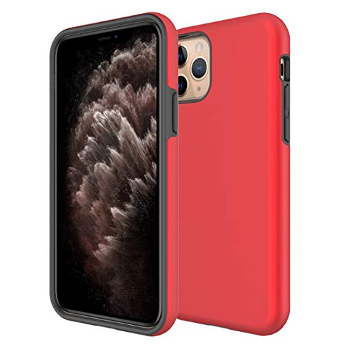 Flash Deals - 60% OFF SaharaCase-Classic Series Case Shockproof Military Grade Drop Tested for iPhone 11 Pro 5.8" (2019) (Red)