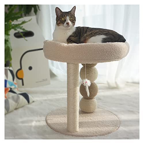 Arbre à chat grand format résistant pour résoudre le manque d'espace de jeu