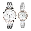 Fossil His and Hers Stainless Steel Watch Gift Set