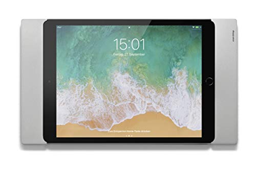 s32 s sDock Fix A10 Silber - Abschließbare Wandhalterung und Ladestation zur dauerhaften Installation für Apple iPad 10,2" (2019+2020),