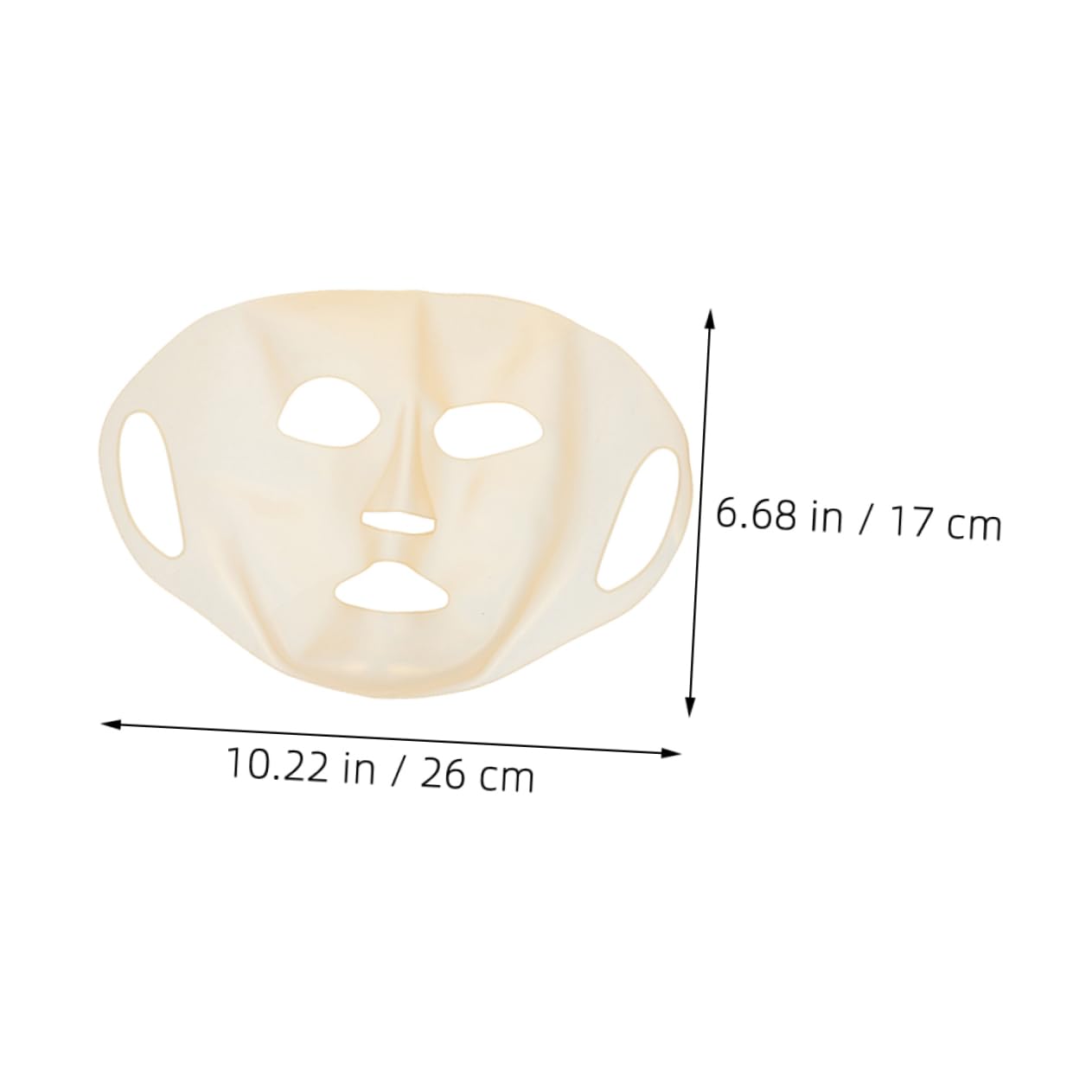 Beavorty 5 Set Di Maschere Facciali in Silicone Riutilizzabili in Fogli Per La Della Pelle 6 Pezzi * 5
