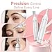 Nose Hair Trimmer for Women & Men, 3-in-1 Facial Hair Remover for Peach Fuzz, Eyebrow Trimmer, Shaper & Shaver, Ear & Face Grooming Kit, USB-C Rechargeable, Painless, Dry Use, Compact & Travel-Ready