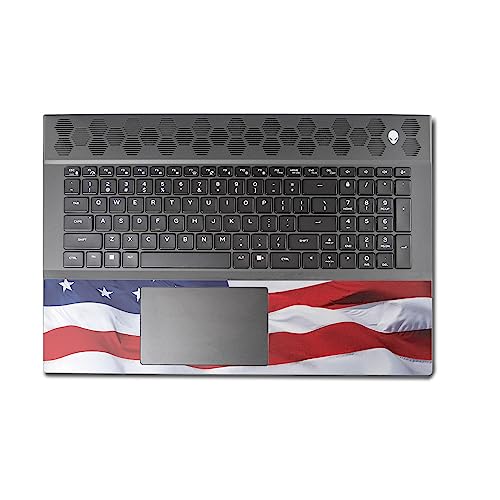 Image of MightySkins Skin Compatible with Alienware M18 R1 (2023) Full Wrap Kit - American Flag | Protective, Durable, and Unique Vinyl Decal wrap Cover | Easy to Apply & Change Styles | Made in The USA