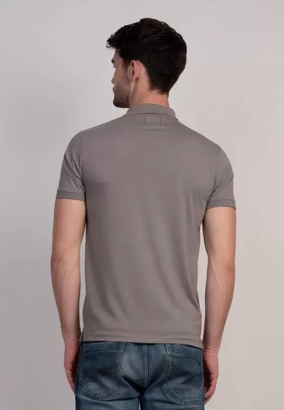Image of COLDPLAY Men's Cotton Blend Solid Polo T-Shirt | Men's Half Sleeve Polo T-Shirt