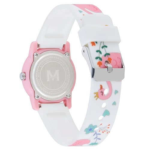 Image of Miykon Kids Watches for Boys and Girls - Educational Time-Telling Gift for Kids Aged 3-15, Toddlers, Preschoolers, and School-Aged Children - Easy to Read Analog Watch, Soft Resin Band, Japanese Quartz, 100M Water Resistant