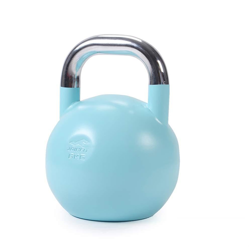 Kettlebell HUAHUA Colorato Fitness, USA di Alta qualità Ad Alta Densità Fusioni in Acciaio Attrezzature Fitness, Pesi: 4kg, 6kg, 8kg, 12kg, 16kg, 20kg, 24kg, 28kg (Size : 6kg)