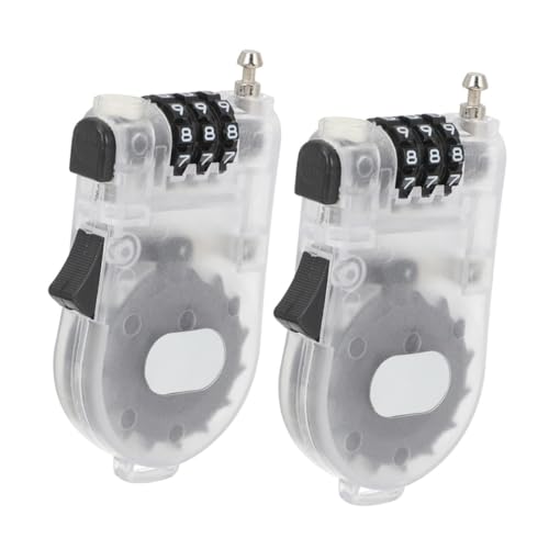 Toddmomy Mountain Bike Locks 2 Pack Snowboard Safety Locks Style 3 Combination Sports Supply