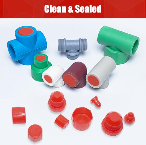 Image of 144 Pcs Plastic Caps and Plugs Kit for an-3 to AN-12 Fluid Lines Hoses