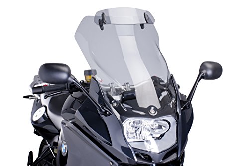 Puig 21612H Tourenscheibe Getönt | Mit Spoiler, 3-4 Mm Acryl | Für Motorrad, Verbesserter Windschutz & Aerodynamik