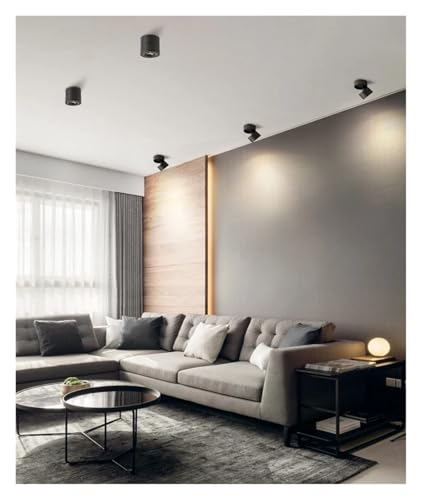 Focos led de superficie 12w para iluminar tu salón con luz blanca moderna 5