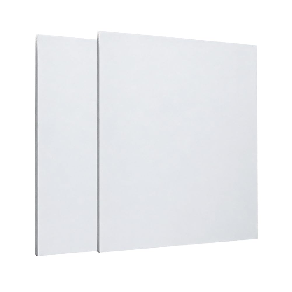 YTSMZX Teflon PTFE Plastic Sheet Formable Teflon Board for Gaskets and DIY Crafts Seals Side length 100mmx200mm 2pcs,Thickness 3mm
