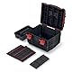 Kistenberg C Block Pro Werkzeugkoffer, Schwarz und Rot
