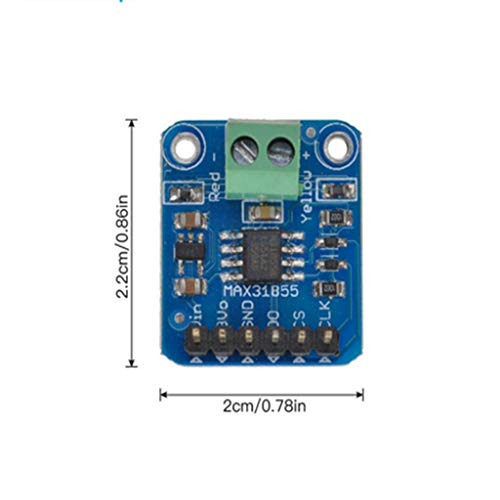 yotijar MAX31855 Tipo K Termopar Breakout Board -200 Celsius a +1350 Celsius Output