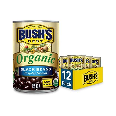 BUSH'S BEST Organic Black Beans Cover