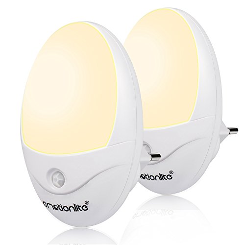 Preisvergleich Produktbild Emotionlite Nachtlicht Steckdose Bewegungsmelder und Lichtsensor 2 Stück