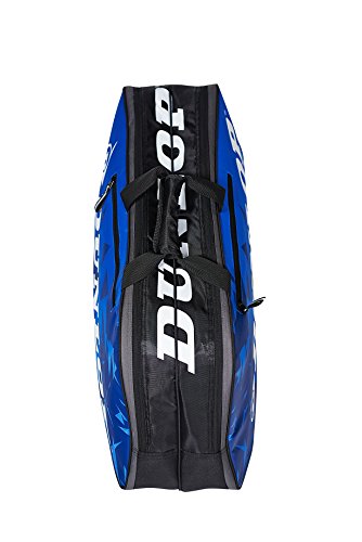Raqueteira Dunlop Tour Racket X6 Preta e Azul