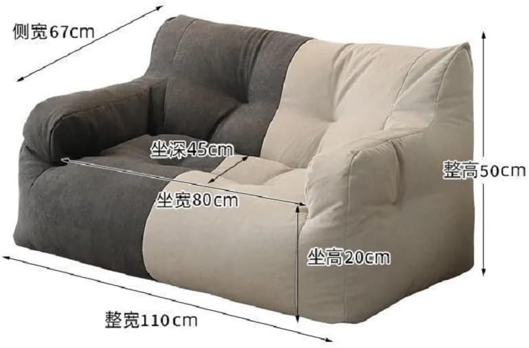 Lazy Sofa Tatami Family Living Room Dormitory Rental Bedroom Balcony Small image 3