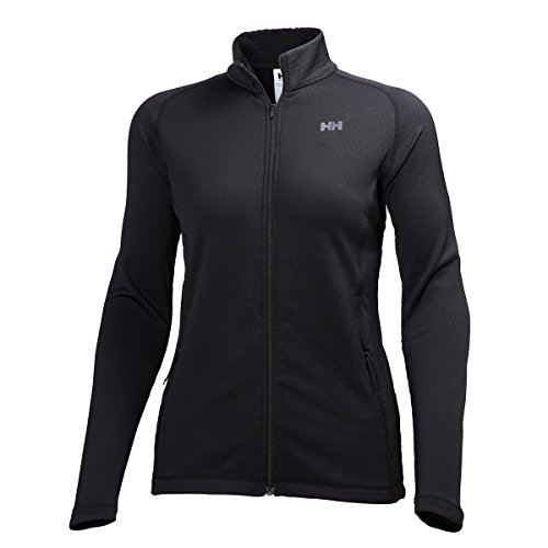 Helly-Hansen Women's Vertrex Full Zip Stretch Midlayer Jacket, Black, Large