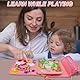 OSDUE Busy Board, Quiet Book Montessori Spielzeug Weichem Filzbuch Activity Board Motorikspielzeug für Frühe Bildung Geschenk Junge Mädchen Baby Sensorik Lernspielzeug für Reise Auto Flugzeug (Rosa)