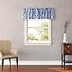 Laura Ashley Home - Volant aus Baumwolle, stilvolle und leichte Fensterbehandlung für Heimdekoration (Charlotte Blue, 218,4 x 38,1 cm)