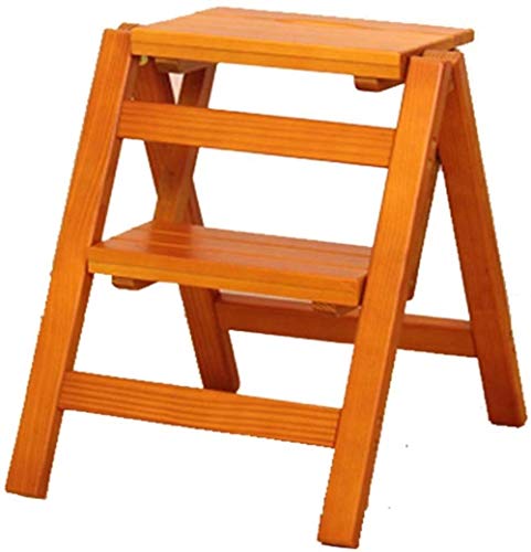 Chaise d'escalier intérieur en bois massif avec structure à chevrons - 2