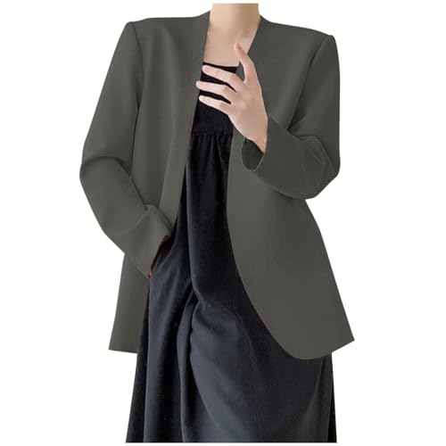 Blazers for Women Plus Size Fashion Open Front Long Sleeve Suits Cardigan Casual Fashion Loose Comfort Blazer Jacket