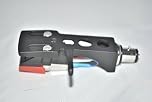 Black Turntable Headshell Mount with cartridge for Pioneer PL 120, PL 300, PL 514X, SPL 100, PL 1170, PL 570, PL 12AC, PL 15, PL 31D, PL 41, PL 50 Turntables