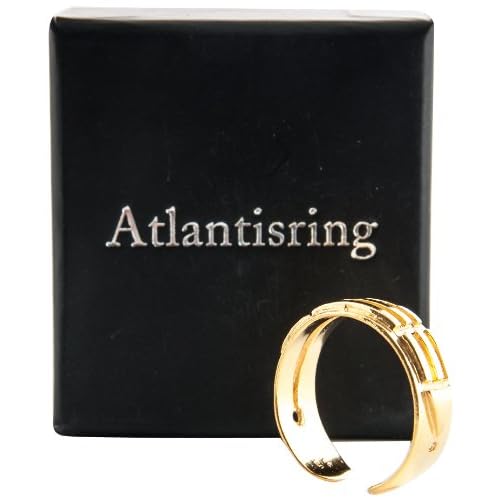 Berk R-001-G Symbol Schmuck - Atlantisring, Herrengröße, vergoldet