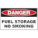 Zing Green Products 20116S, Safety Sign"Danger, Fuel Storage" (Pack of 13 pcs)
