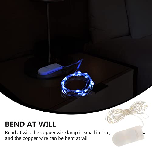 6pcs pequena corda de corda de presente de presente decoração de luz de decoração de natal