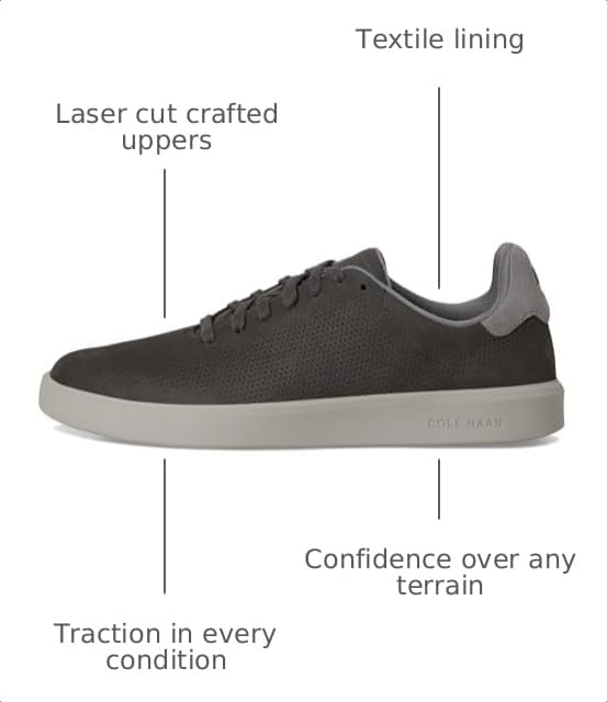 Image of Cole Haan Men's Grand Crosscourt Daily Laser Sneaker