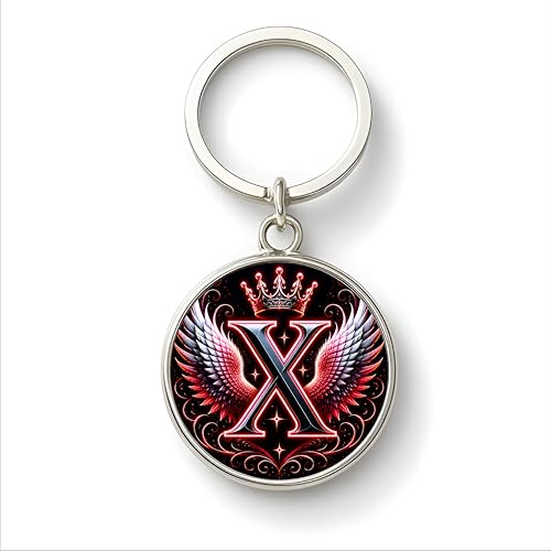 Image of magical gifts MG | Premium Alphabet & Initial Metal Keychain for Bags & Keys | Double-Sided | Personalized Initial Charm Keyring | Heavy-Duty Metal | Perfect for Gifting & Daily Use