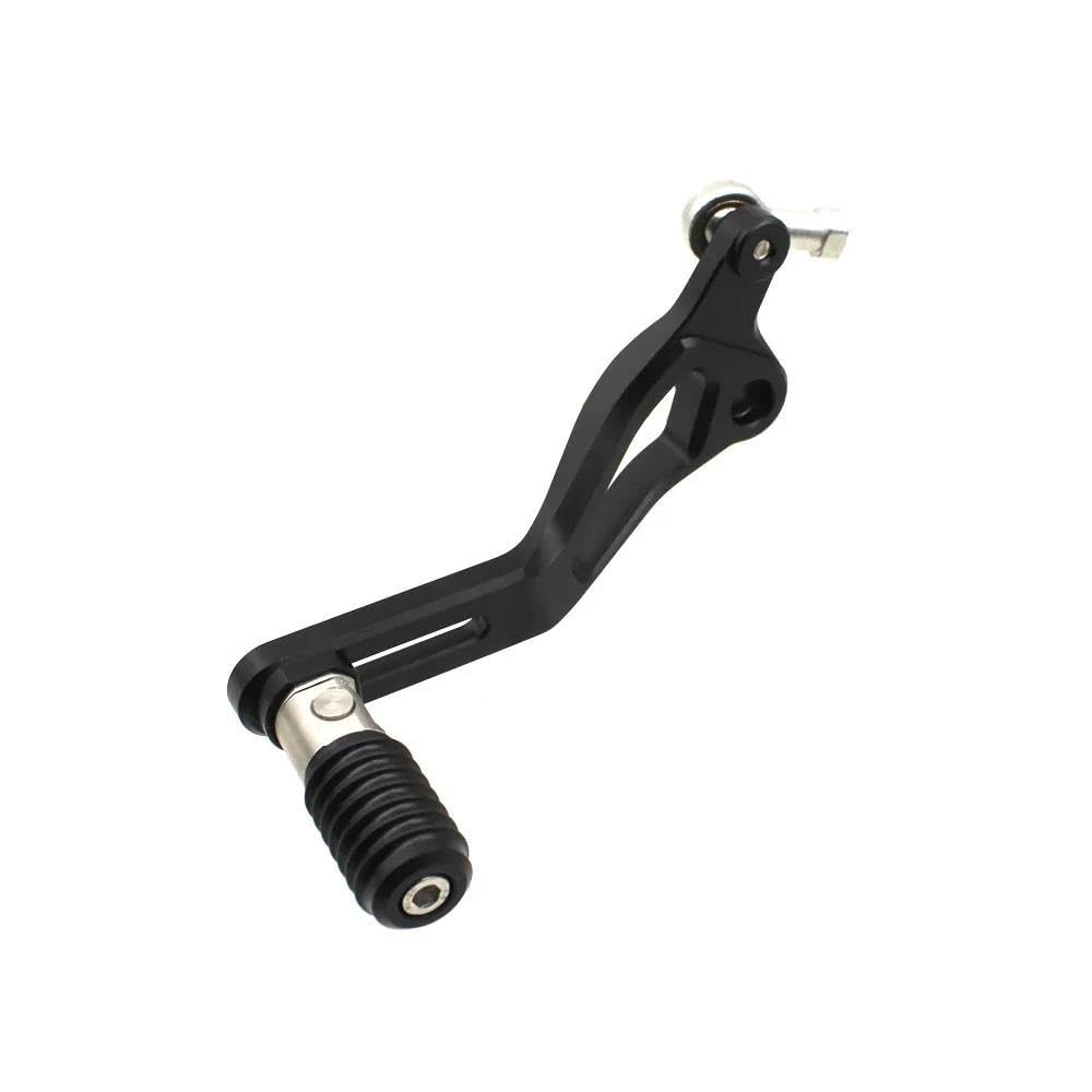2 Black For Z400 Z500 For Ninja400 For Ninja500 Aluminum Adjustable Folding Gear Shifter Shift Pedal Lever Motorcycle(2 Black)
