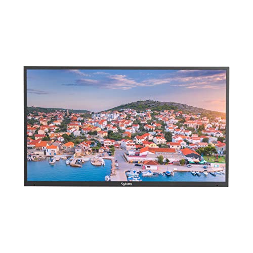 Image of SYLVOX Outdoor TV, 55 inch Waterproof 4K Smart TV, Outdoor Television Support Bluetooth WiFi for Full Sunshine Areas 2000nits (Pool Series)