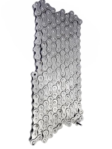 Ozdowski Roller Chain 12B-1 Simple 3/4 Inch – 4 Metres – Reinforced Gear Chain for Power Transmission – Industrial Steel DIN ISO 606 – Includes Locking Link