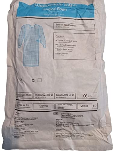 Manteau chirurgical stérile pour bloc opératoire hôpital taille L - 7